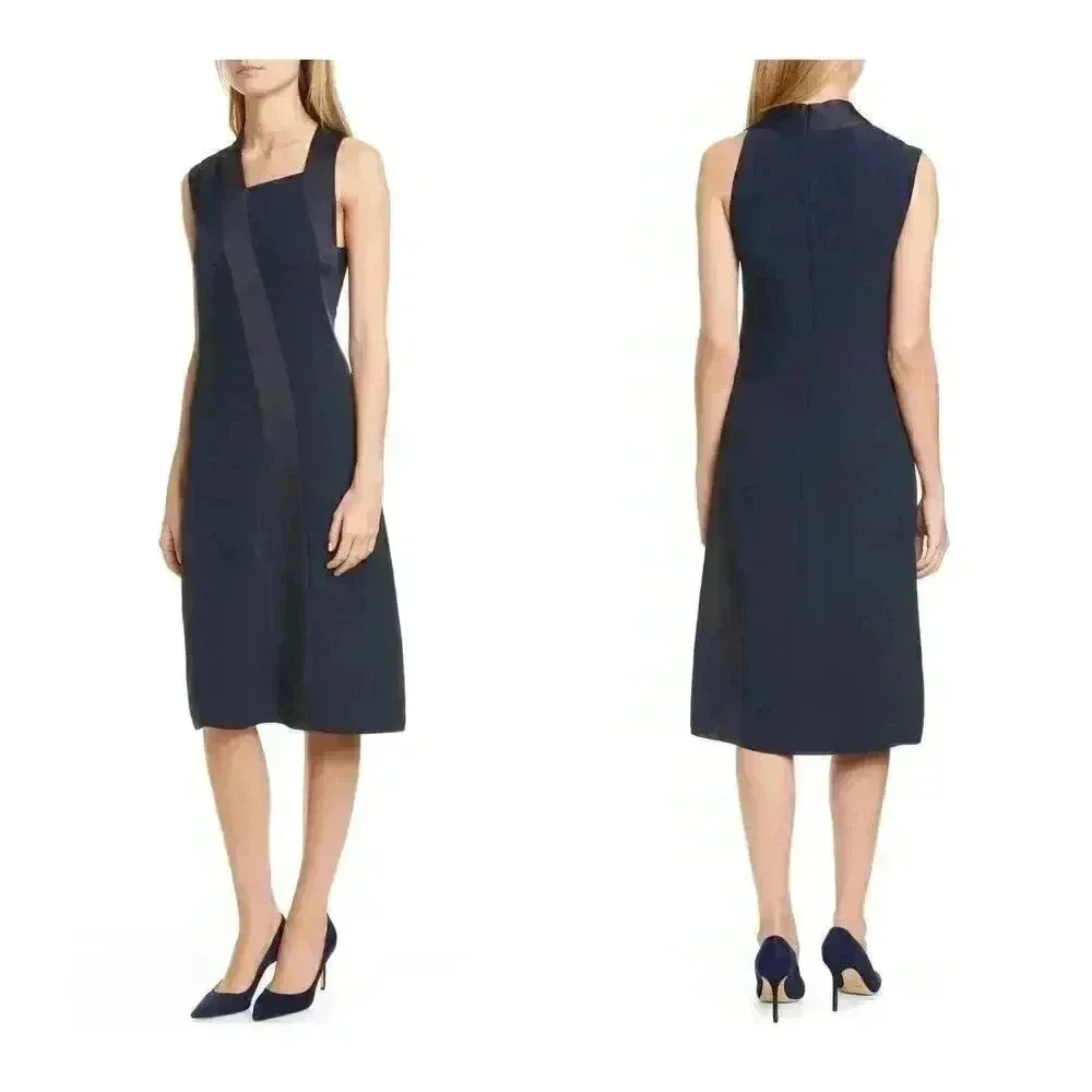 BOSS Danelava Asymmetrical A-Line Dress‎ Size 4